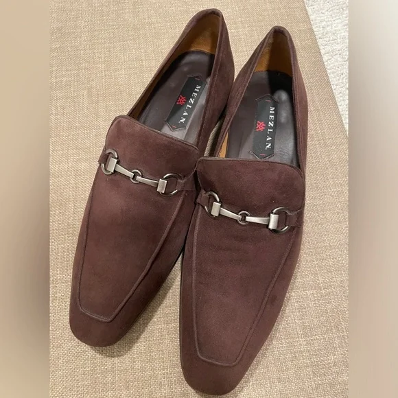 Mezlan Brown Suede Men’s Loafer - Picture 2 of 5